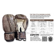 Snake Texture Printed Boxing Gloves